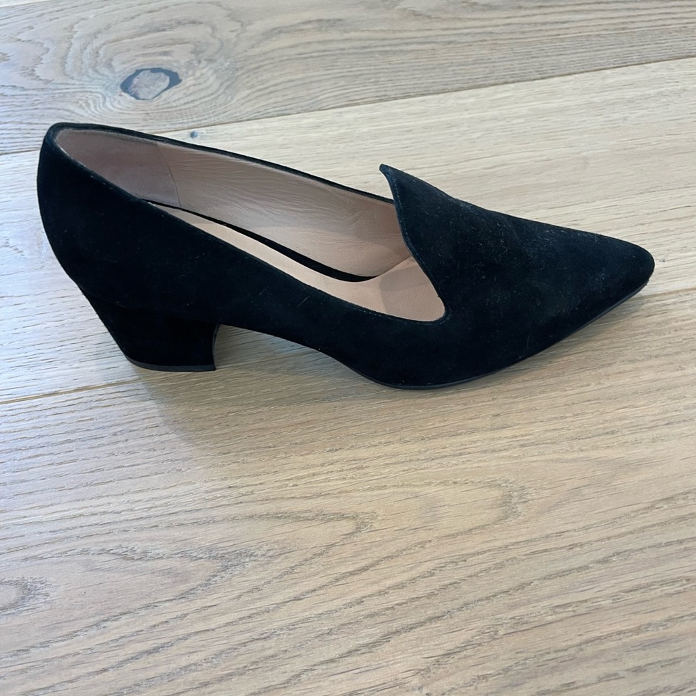 Stuart Weitzman Black Suede Heels